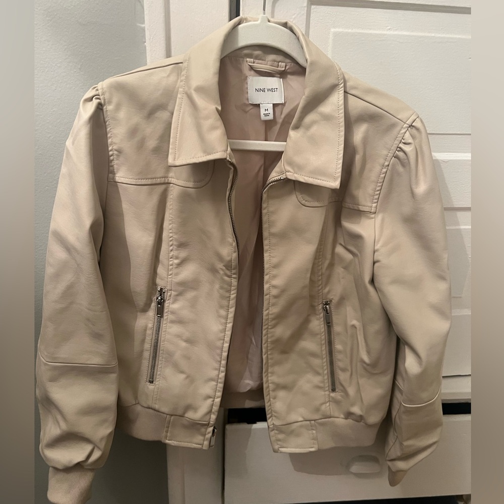 White Leather Jacket